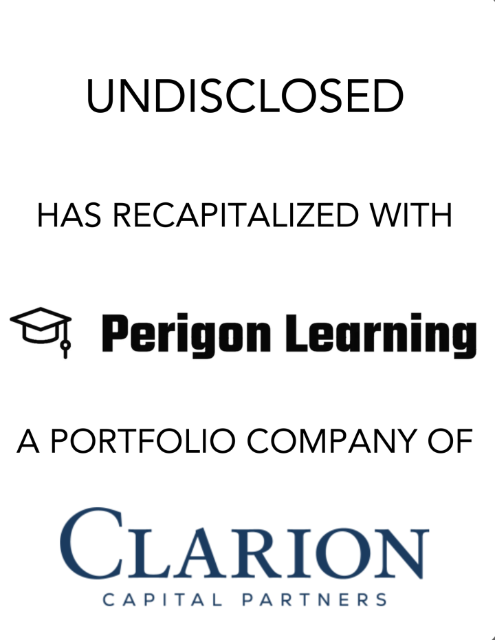 Perigon Learning recapitalized by Clarion Capital Partners