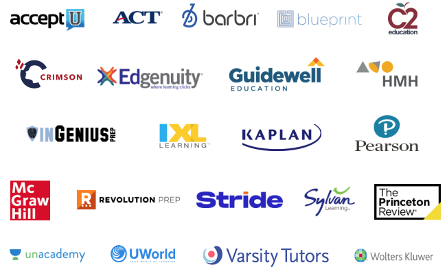 Strategic buyers universe for admissions, tutoring and test prep