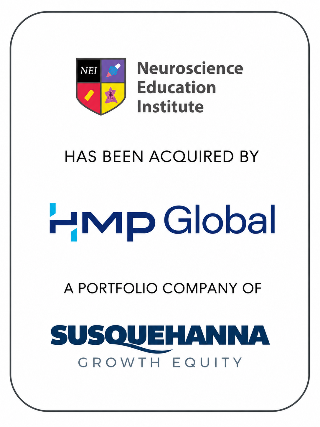 NEI Global has been acquired by HMP Global