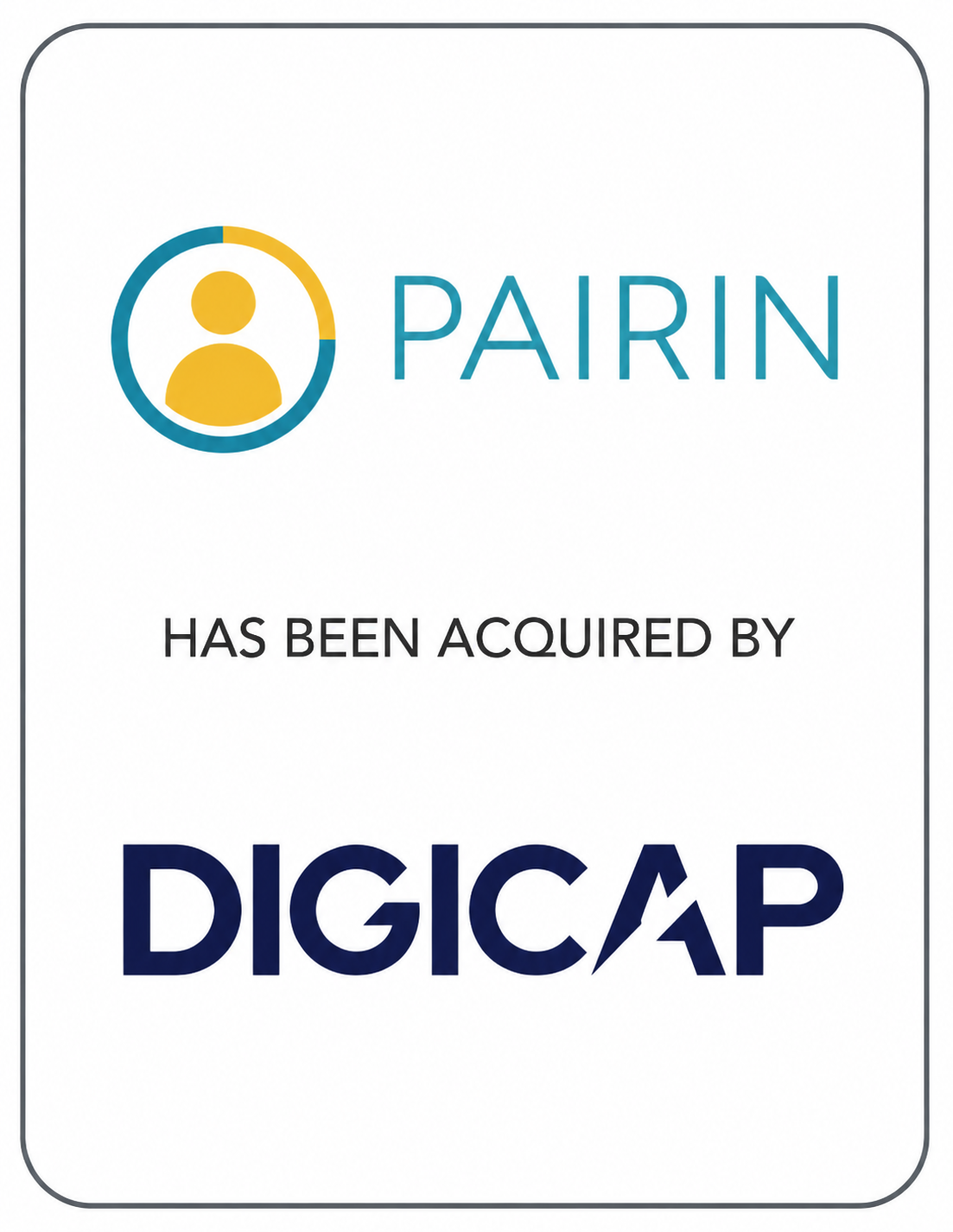 PAIRIN has been acquired by Digital Capital Partners