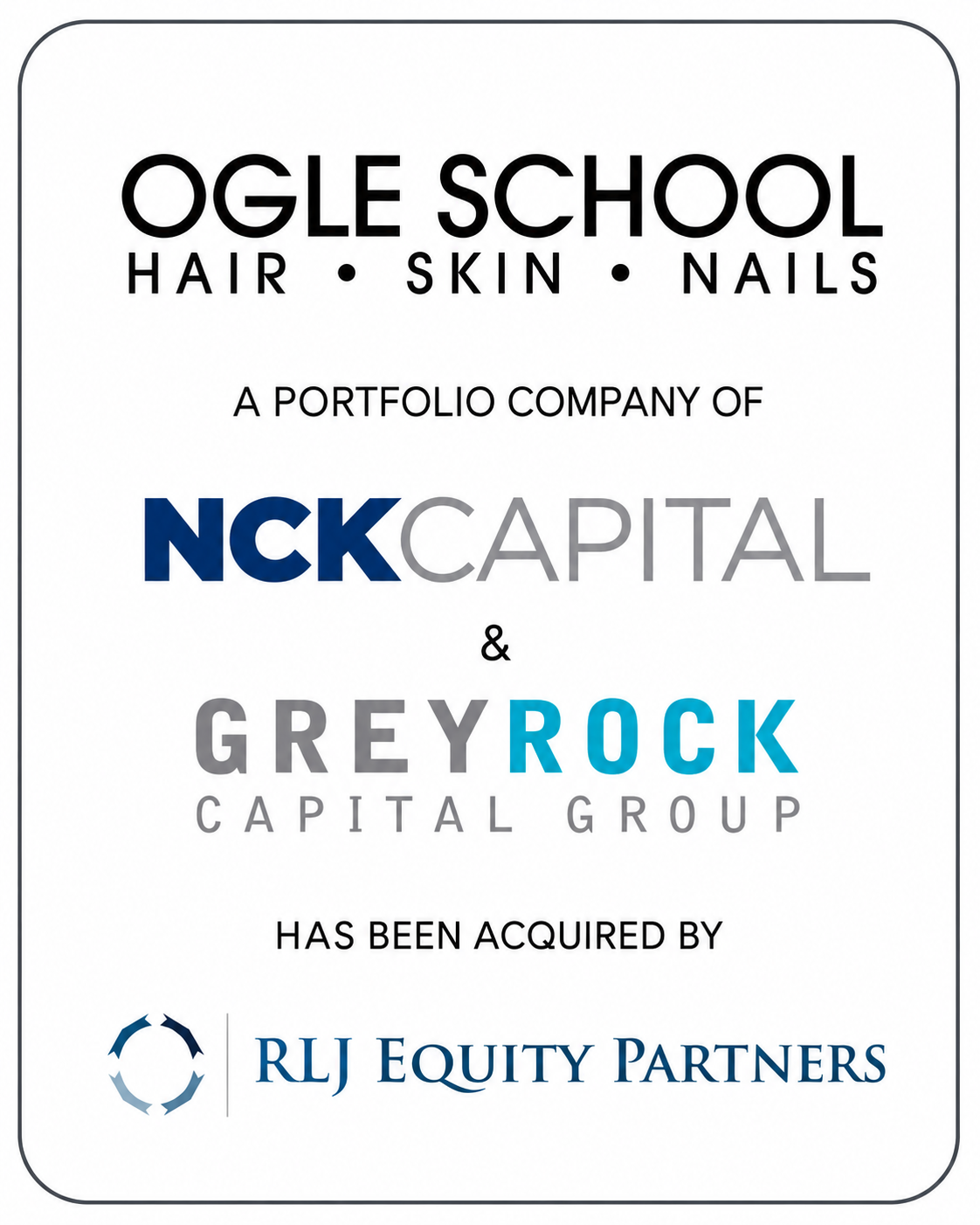 Ogle School has been acquired by RLJ Equity Partners