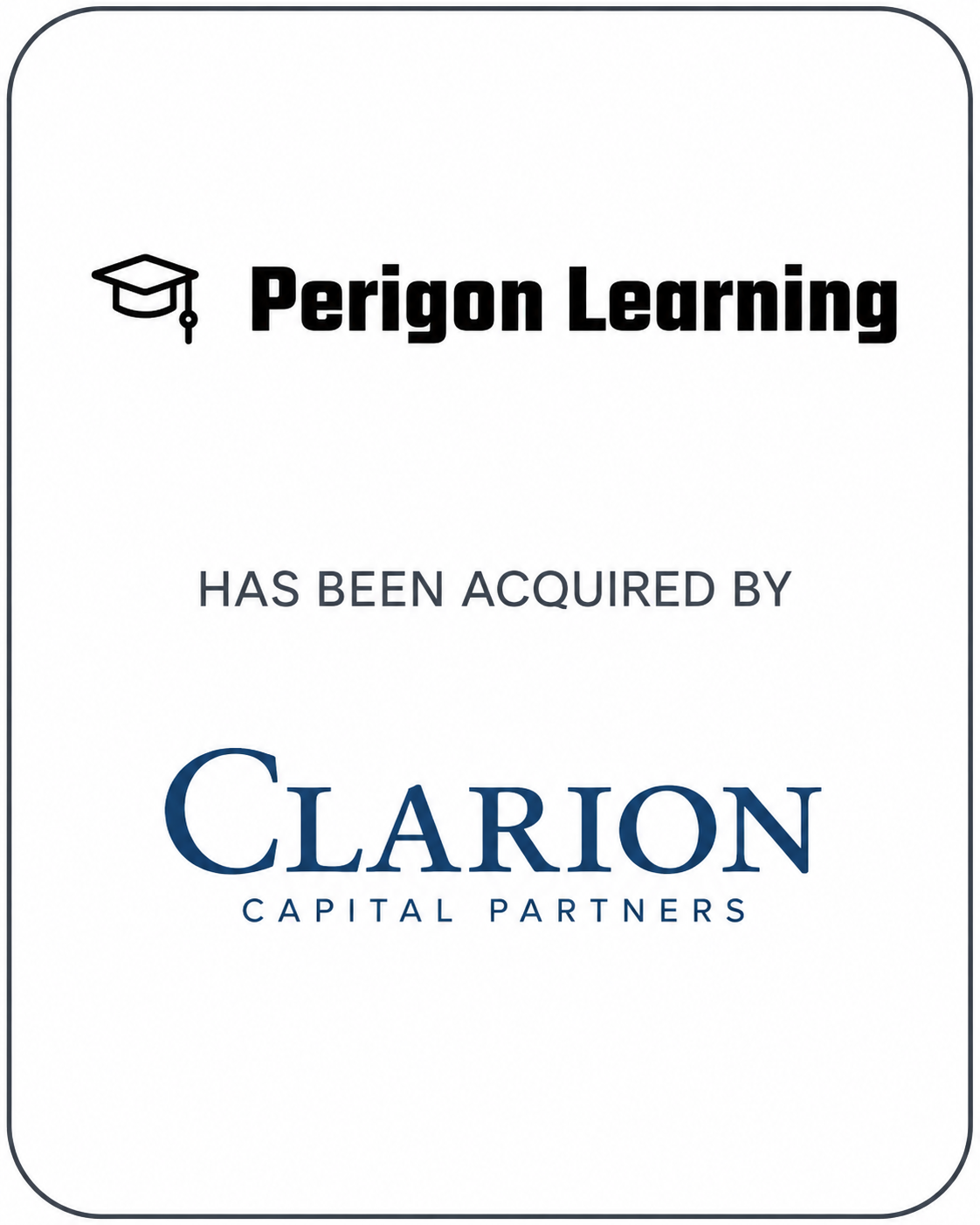 A leading college admissions consulting company has been recapitalized by Perigon Learning