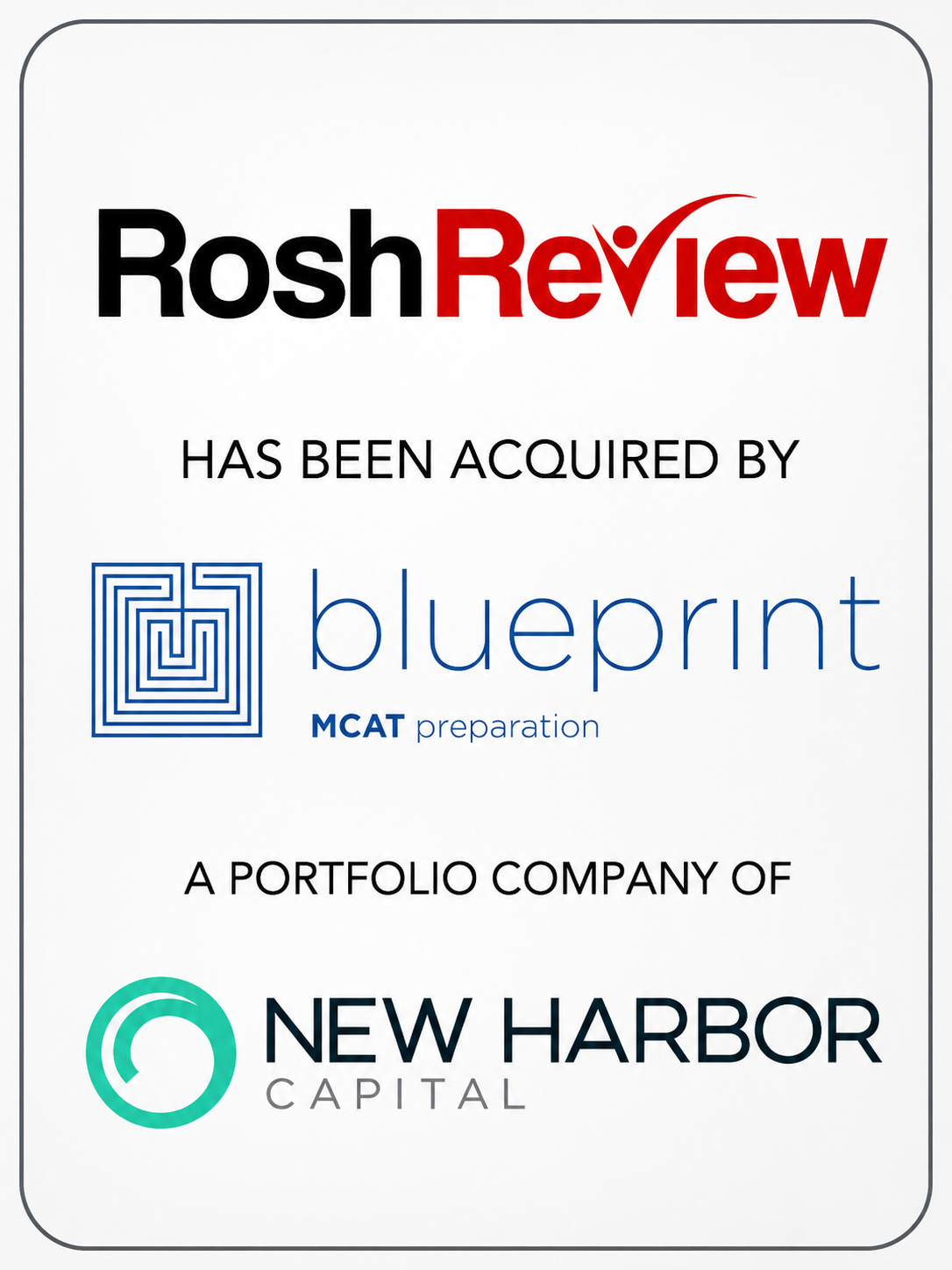 Rosh Review has been acquired by Blueprint