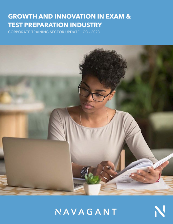 Growth and Innovation in Exam & Test Preparation Industry, Corporate Training Sector Update, Q3 2023