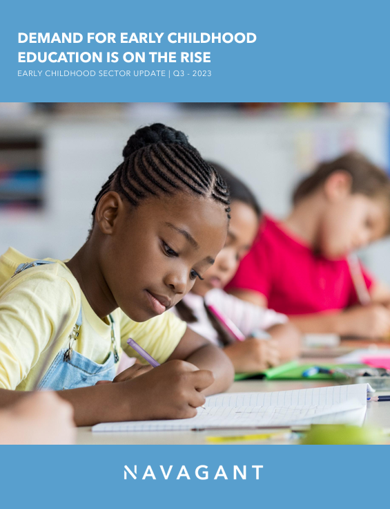 Demand for Early Childhood Education Is on the Rise, Early Childhood Sector Update, Q3 2023
