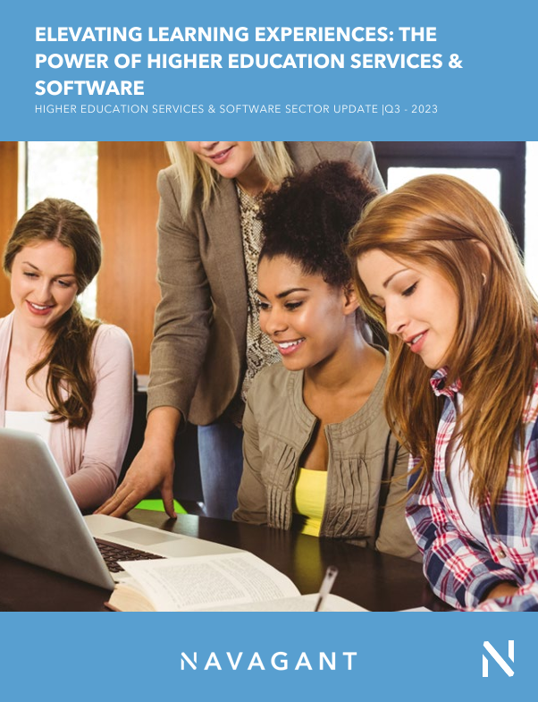 Elevating Learning Experiences: The Power of Higher Education Services & Software, Sector Update, Q3 2023