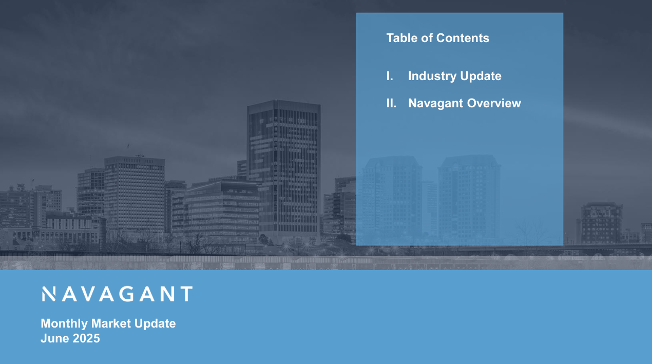Navagant Education & Training Monthly Market Update - June 2025